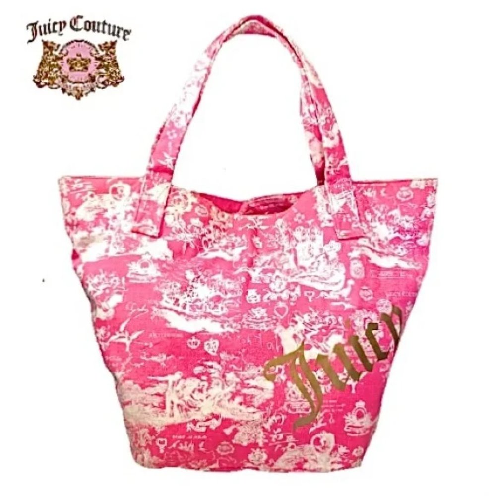 Y2K Oversized juicy couture tote beach bag mint condition